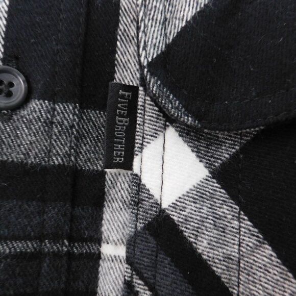 NEW Five Brother Flannel Brawny Extra Heavyweight Plaid Shirt Men’s Medium - Picture 3 of 8